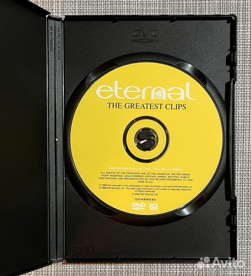 Eternal - The Greatest Clips DVD UK