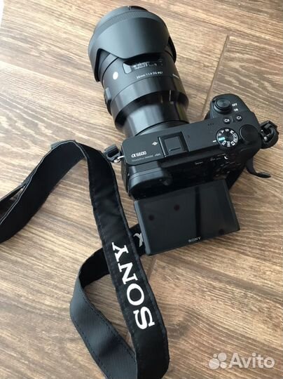 Фотоаппарат sony alpha Ilce-6600 + sigma 35mm 1.4