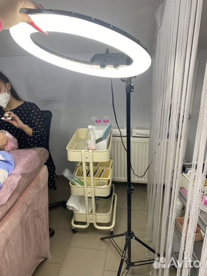 Кольцевая лампа 45 см со штативом