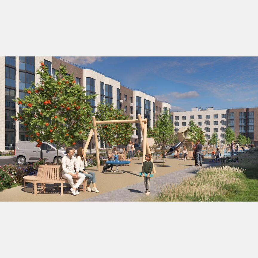 2-к. квартира, 68,3 м², 5/5 эт.