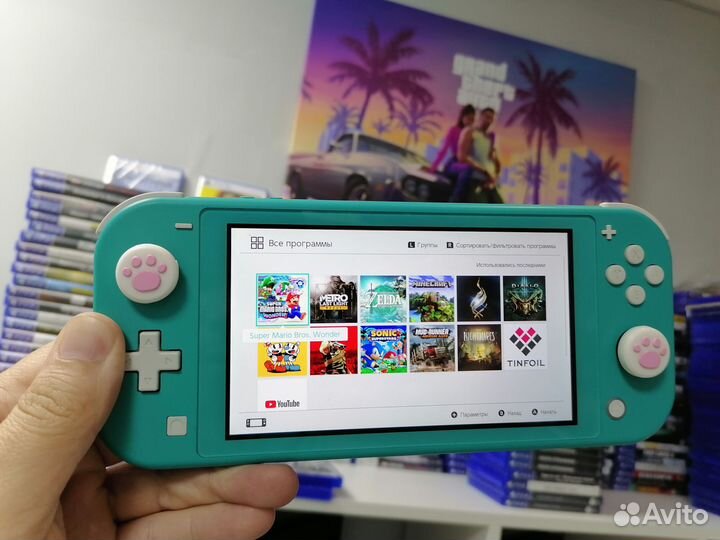 Nintendo Switch Lite Прошит 160gb+999игр