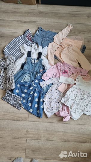 Одежда для девочки пакетом 6 - 9 месяцев фирменная