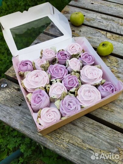 Розочки зефирные