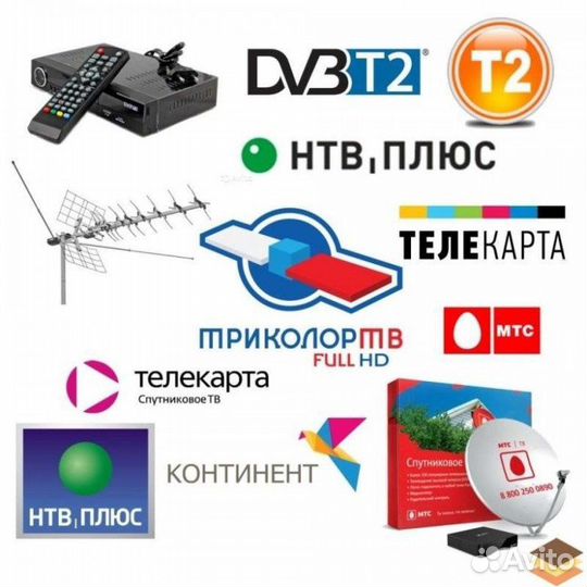Установка и настройка антенн триколор тв