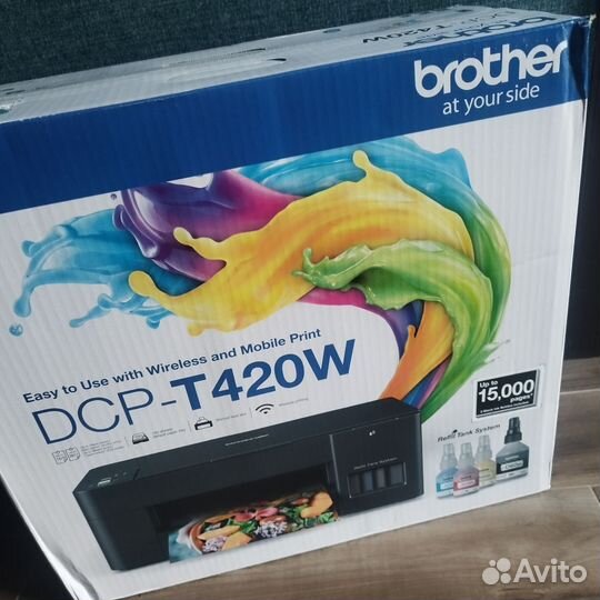 Струйное мфу Brother DCP-T420W (dcpt420DWR1)