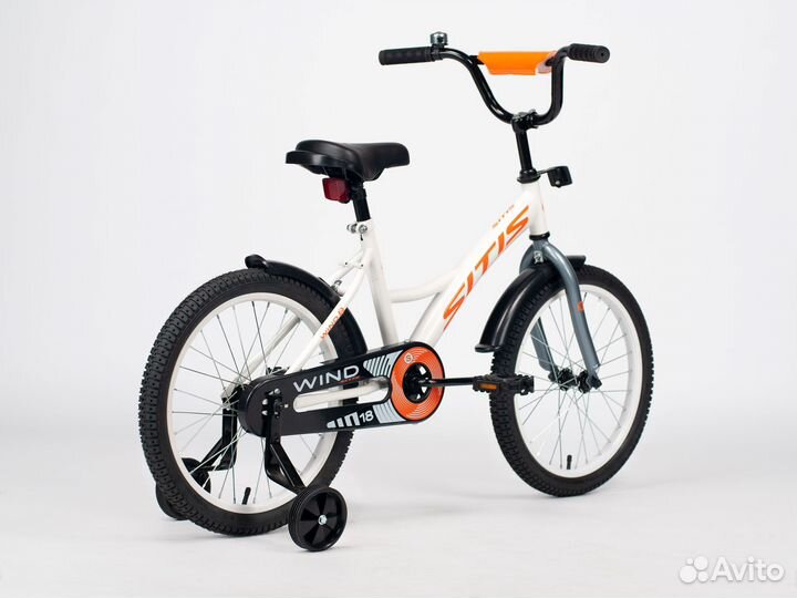 Велосипед sitis wind 18 (2023) White-Orange