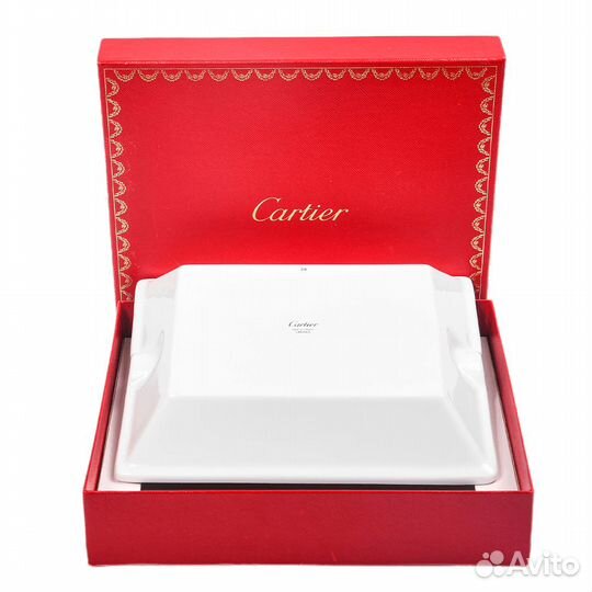 Фарфоровая сигарная пепельница Cartier Limoges