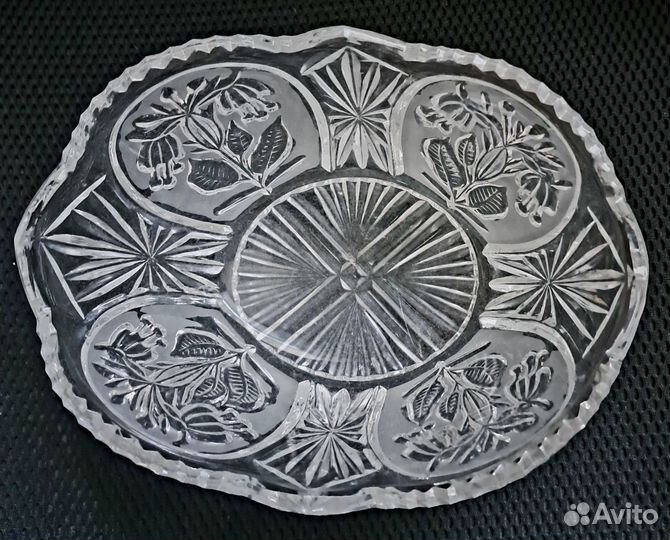 Ваза хрустальная конфетница