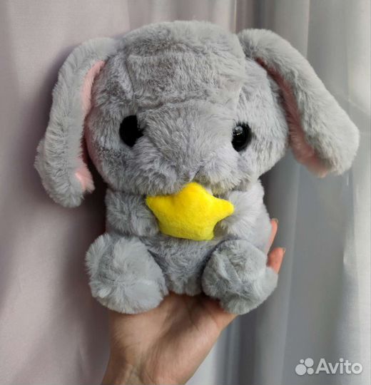 Мягкая игрушка кролик со звездочкой