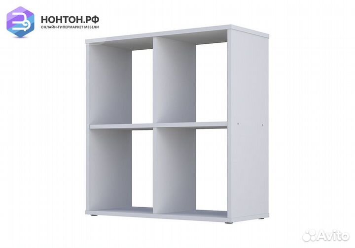 Стеллаж кубический Polini home Smart 4 секции белы