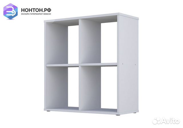 Стеллаж кубический Polini home Smart 4 секции белы