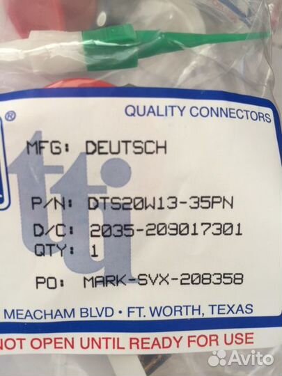 DTS20w13-35PN вилка-розетка 4 комплекта