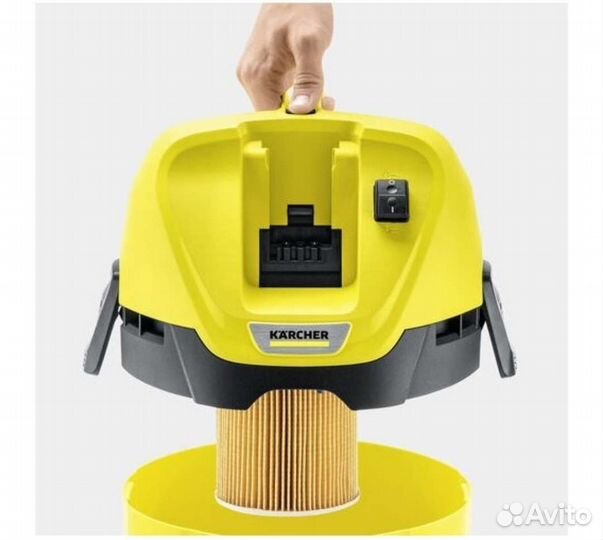 Хозяйственный пылесос новый karcher WD3 Battery
