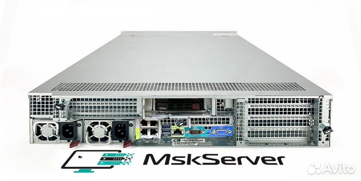 Сервер Supermicro 6029U-E1CR4 2xGold 6146 64Gb