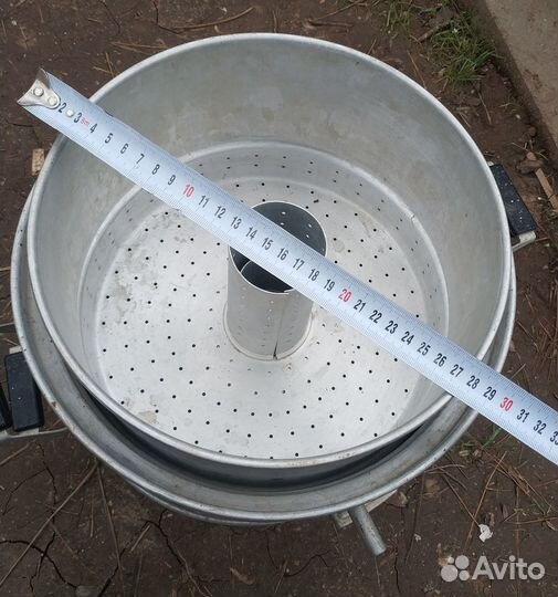 Соковарка Polfa Мантышница алюминиевая Кастрюля