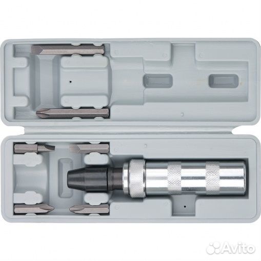 Отвертка ударная набор бит 6 шт. Матрикс