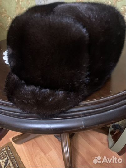 Меховая мужская кепка норковая (формовка)