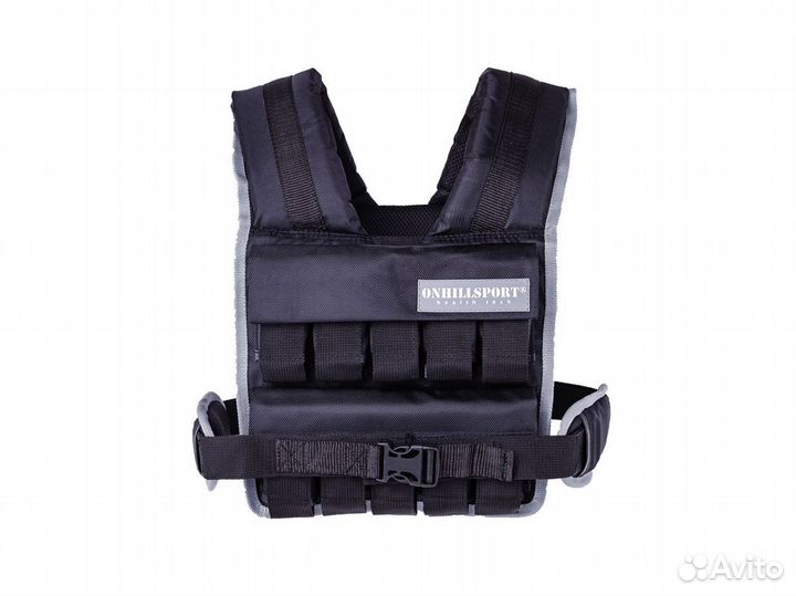 Утяжелительный жилет 1-12 кг Runner черный