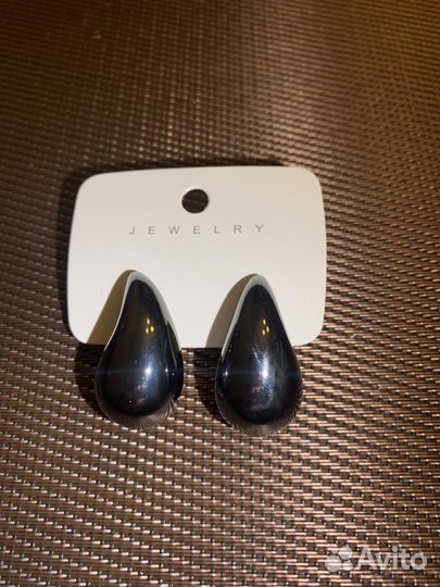Серьги капли бижутерия