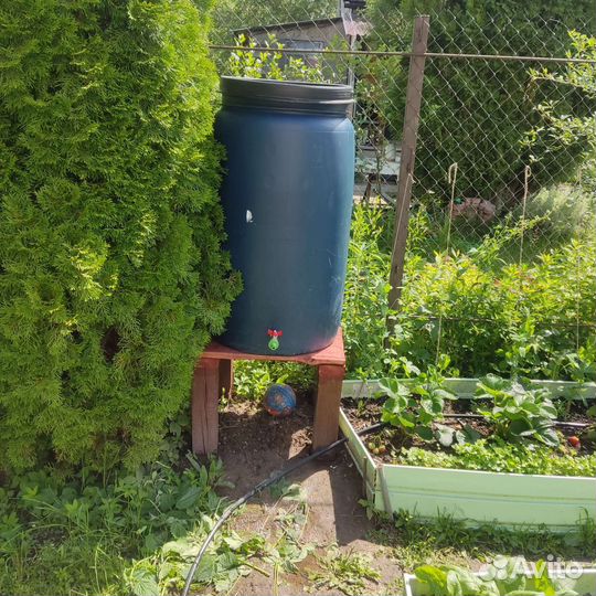 Бочка пластиковая 227л для полива