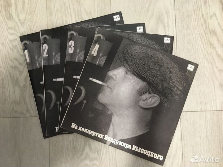 На концертах Высоцкого виниловые пластинки
