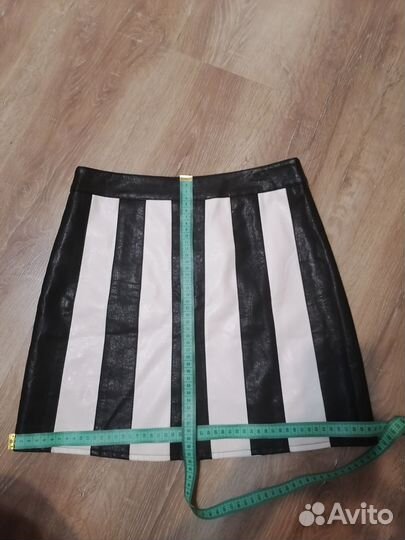 Кожаная юбка Nasty gal 44 р