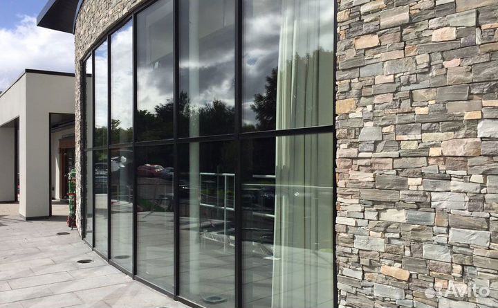 Алюминиевые окна витражное остекление