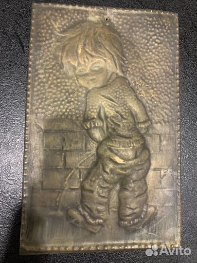 Чеканка медная СССР