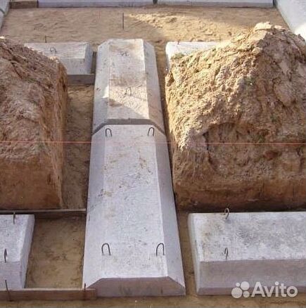 Фл Фундамент ленточный плита