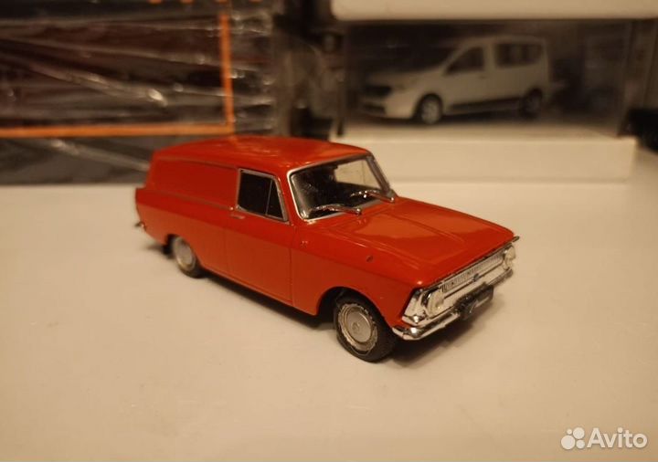 Моделька москвич 434 масштаб 1:43