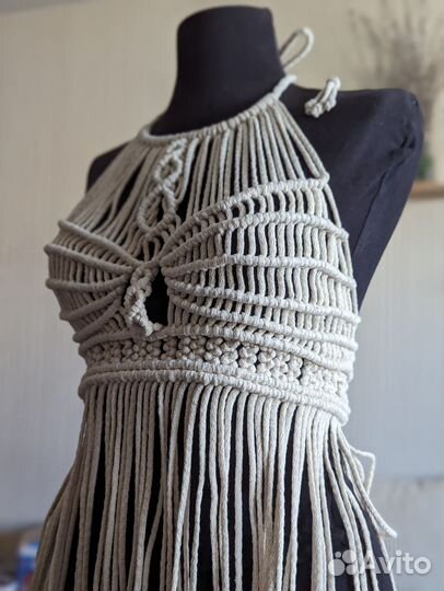 Топ макраме