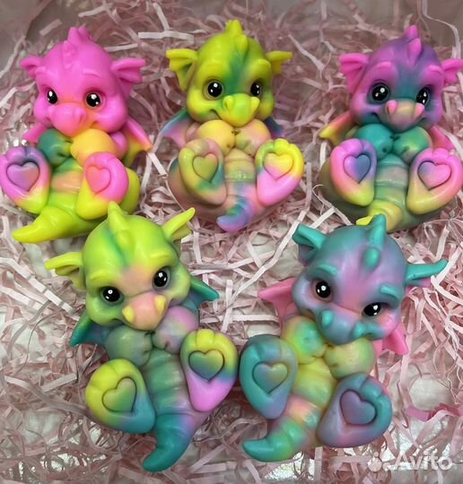 Мыло ручной работы дракончик символ 2024 года