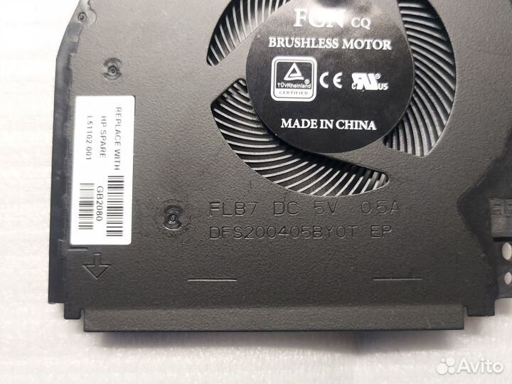 Кулер для ноутбука HP x360 14-CD