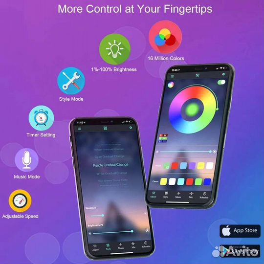 Блютус Светодиодная лента usb