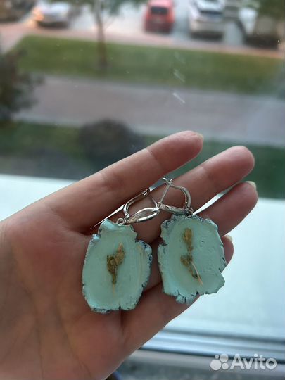 Серьги ручная работа