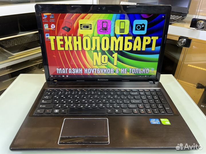Игровой ноутбук Lenovo i5/8Gb/500Gb/GT710M