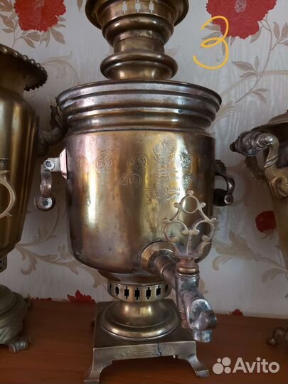 Самовар угольный старинный