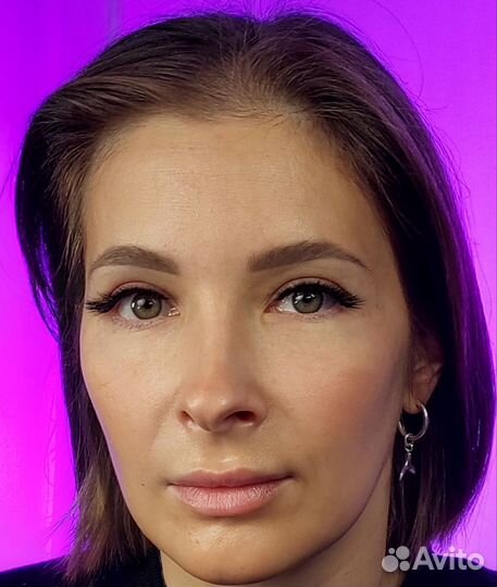 Наращивание ресниц, окрашивание бровей + ду