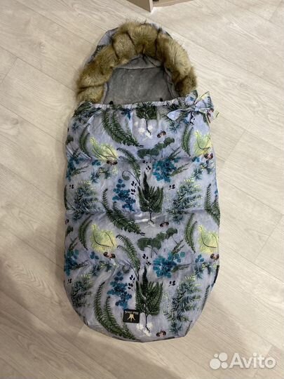 Кокон конверт зимний в коляску