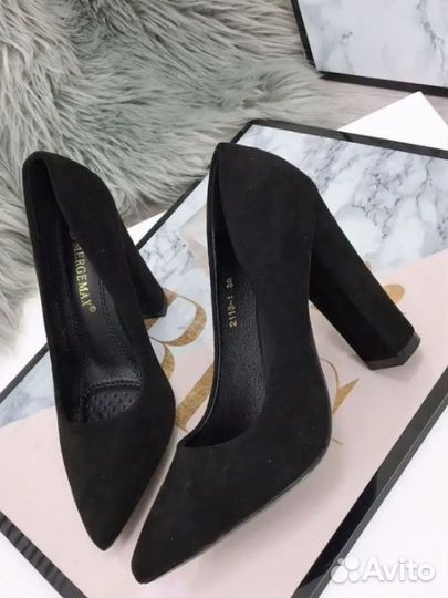 Туфли иск.замша 40размер