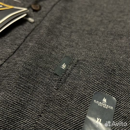 NEW G.H.Bass & Co XL Фланелевая рубашка