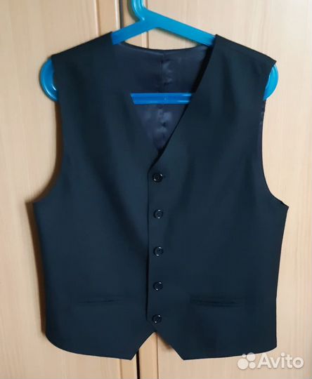 Жилет т.син для мальчиков (школьный)