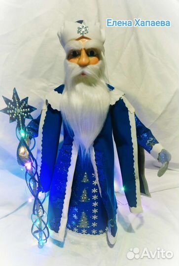 Интерьерная кукла ручной работы Дед Мороз