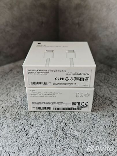 Зарядка для iPhone 15 20W USB-C (новая)