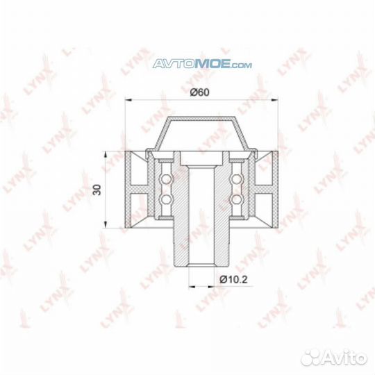 Ролик направляющий / приводной citroen Berlingo(MF