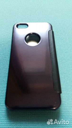 Изящный чехол (зеркально-синий) iPhone 5/5C/5S/SE