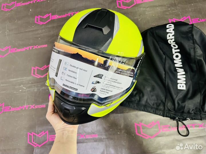 Мотошлем BMW system7 carbon 62/63 XXL