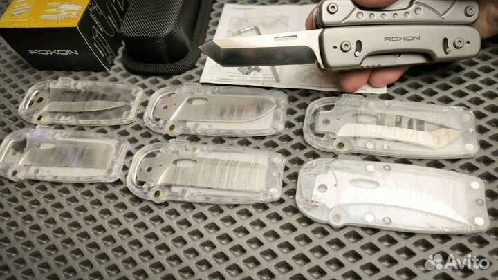 Мультитул Roxon Phantom s802 + Сменные Клинки
