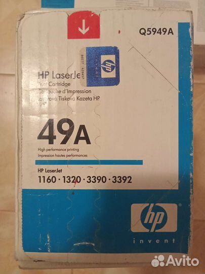 Картриджи для лазерного принтера HP 49A, 49X