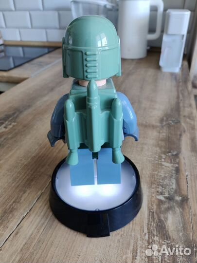 Лего игрушка-ночник Боба Фетт